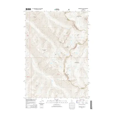 2013 Map of Warbonnet Peak, 2013 Print