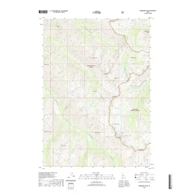 2020 Map of Warbonnet Peak, 2020 Print