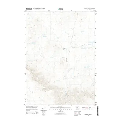 2014 Map of Warbonnet Ranch, 2014 Print