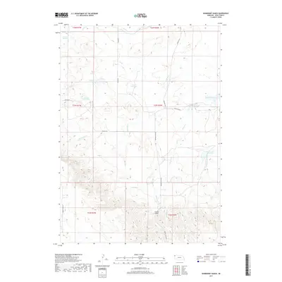 2017 Map of Warbonnet Ranch, 2017 Print