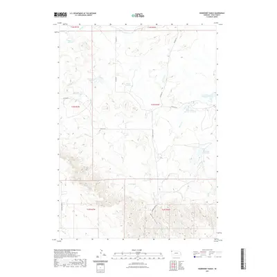 2021 Map of Warbonnet Ranch, 2021 Print