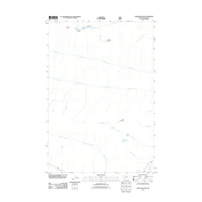 2011 Map of Ward Mountain, 2011 Print