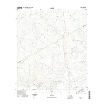 2016 Map of Warda, 2016 Print