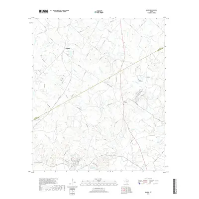 2019 Map of Warda, 2019 Print