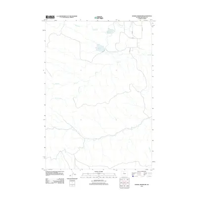 2012 Map of Wardel Reservoir, 2012 Print