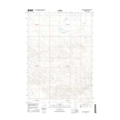 2015 Map of Wardel Reservoir, 2015 Print