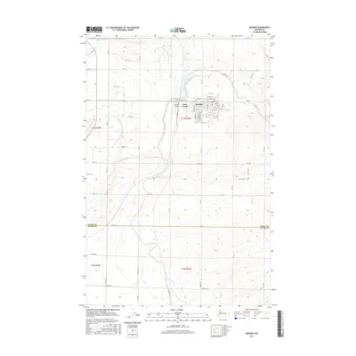 2017 Map of Warden, 2017 Print