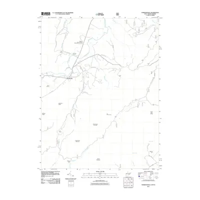 2011 Map of Wardensville, 2011 Print