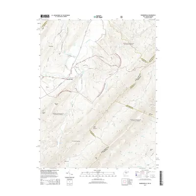 2014 Map of Wardensville, 2014 Print
