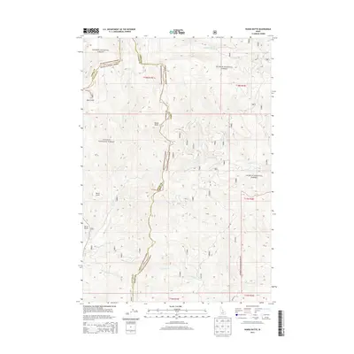 2013 Map of Wards Butte, 2013 Print