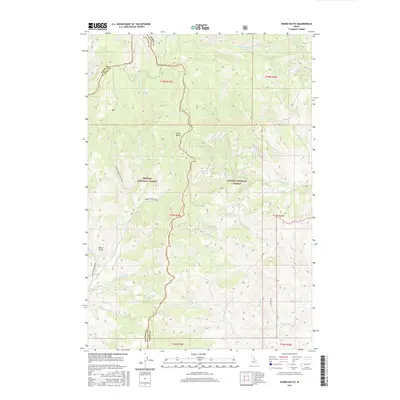 2017 Map of Wards Butte, 2017 Print