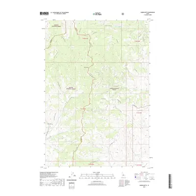 2020 Map of Wards Butte, 2020 Print