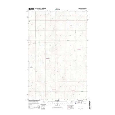 2014 Map of Wards Dam, 2014 Print