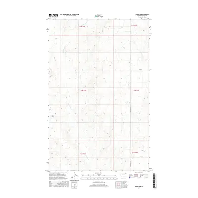 2017 Map of Wards Dam, 2017 Print