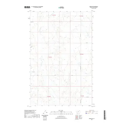 2020 Map of Wards Dam, 2020 Print