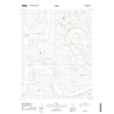 2017 Map of Wardsville, 2017 Print