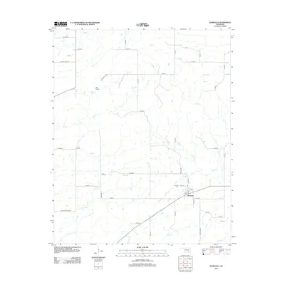 2012 Map of Wardville, 2012 Print