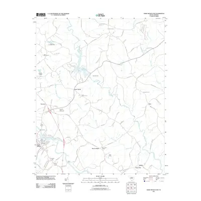 2011 Map of Ware Shoals East, 2011 Print