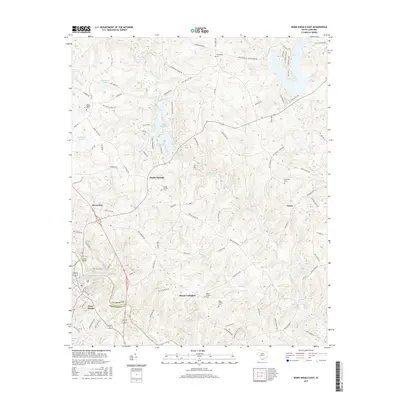 2017 Map of Ware Shoals East, 2017 Print