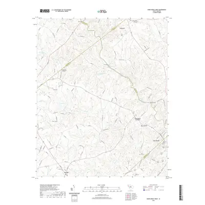 2020 Map of Ware Shoals West, 2020 Print