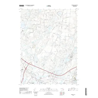 2018 Map of Wareham, 2018 Print