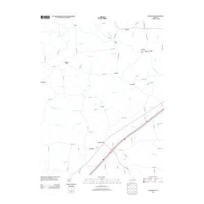2013 Map of Warfield, 2013 Print