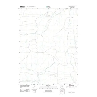 2012 Map of Warfield Creek, 2012 Print