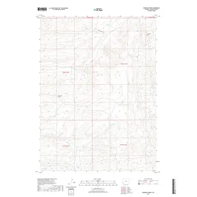 2017 Map of Warfield Creek, 2017 Print