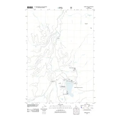 2011 Map of Warm Lake, 2011 Print