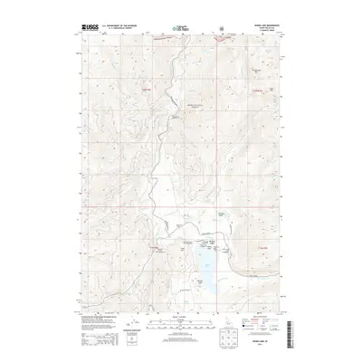 2013 Map of Warm Lake, 2013 Print