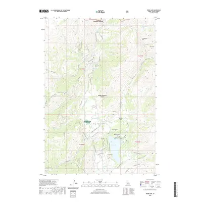 2020 Map of Warm Lake, 2020 Print