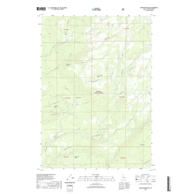 2020 Map of Warm River Butte, 2020 Print