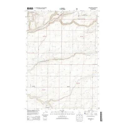 2013 Map of Warm River, 2013 Print