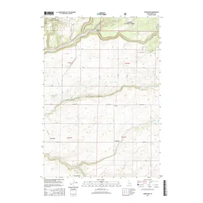 2017 Map of Warm River, 2017 Print