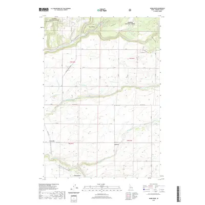 2020 Map of Warm River, 2020 Print