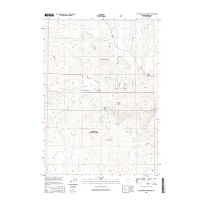 2015 Map of Warm Spring Mountain, 2015 Print