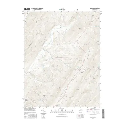 2016 Map of Warm Springs, 2016 Print