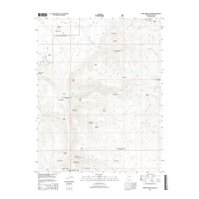2014 Map of Warm Springs Canyon, 2014 Print
