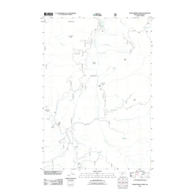 2011 Map of Warm Springs Creek, 2011 Print