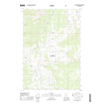 2020 Map of Warm Springs Creek, 2020 Print