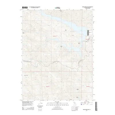 2015 Map of Warm Springs Dam, 2015 Print