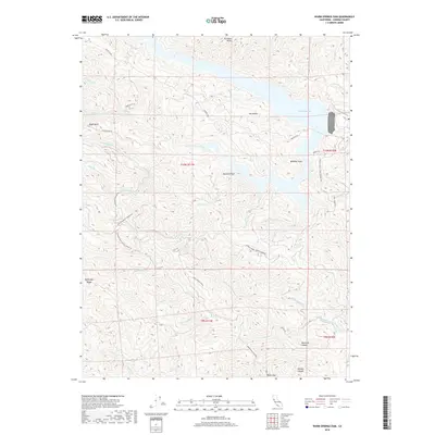 2018 Map of Warm Springs Dam, 2018 Print