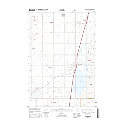 2014 Map of Warm Springs, 2014 Print