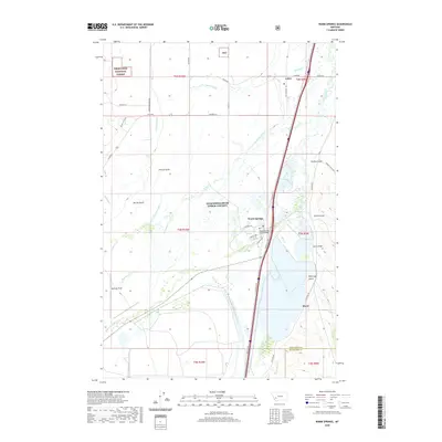2020 Map of Warm Springs, 2020 Print