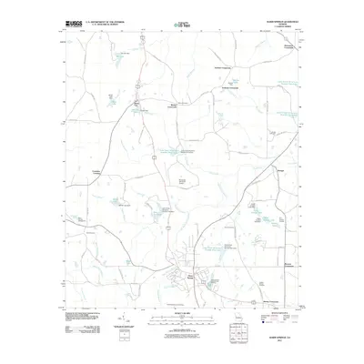 2011 Map of Warm Springs, 2011 Print