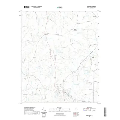 2020 Map of Warm Springs, 2020 Print