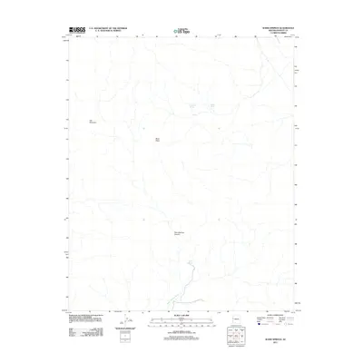 2011 Map of Warm Springs, 2011 Print
