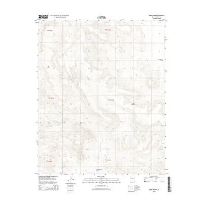 2014 Map of Warm Springs, 2014 Print