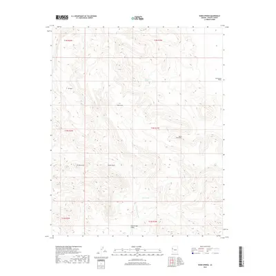 2018 Map of Warm Springs, 2018 Print