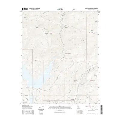 2015 Map of Warm Springs Mountain, 2015 Print